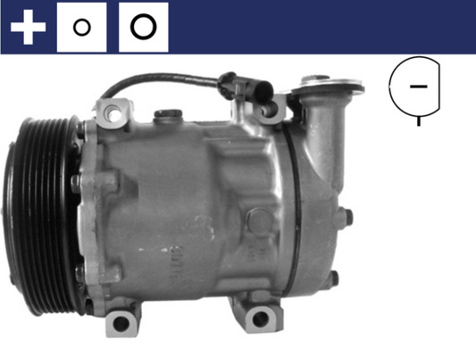 Compressor, air conditioning - ACP1284000S MAHLE - 0000060624595, 0000060814574, 0060814574