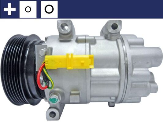 Compressor, air conditioning - ACP1343000S MAHLE - 0009655229080, 9655229080, 1609491380