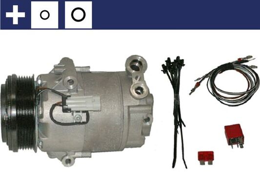 Compressor, air conditioning - ACP24000S MAHLE - 13124751, 13297443, 24466996