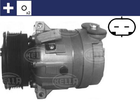 Compressor, air conditioning - ACP320000S MAHLE - 0000051783368, 01135240, 05047634
