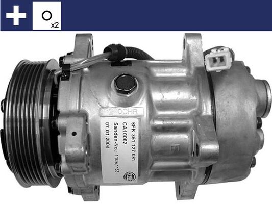 Compressor, air conditioning - ACP360000S MAHLE - 0009613260680, 9613260680, 0009640486480