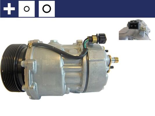 ACP372000S, Kompressor, Klimaanlage, MAHLE, 1107170, 1J0820803, 7M0820803S, XM2H19D629BA, 1208, 130225, 141208, 850200N, 89117, AIAK001, CGB-30008N, TSP0155059, 1223, 130225R, AIK001, CGB-510008N, 130903, SD7V16-1208, 130903R, SD7V16-1223