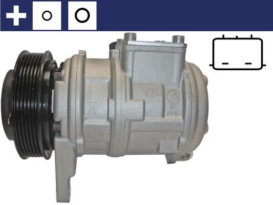 Compressor, air conditioning - ACP834000S MAHLE - 04677144AB, 04677144ABE, 04677144