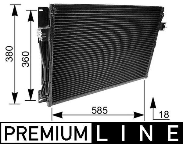 AC173000P, Condenser, air conditioning, MAHLE, 00091712711, 30665225, 31390445, 68495753, 6849575, 9551651, 91712711, 9171271, 0811.2006, 102831, 1223155, 222070N, 260902, 350203452000, 35151, 394100, 53833, 59005077, 60595077, 817675, 888-0400103, 925233, 94182, 945377, CN4083, CT11222, DCN33006, F4-AC1002, F4AC1002, KDVO077