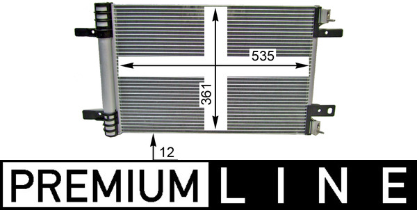 AC886000P, Condenser, air conditioning, MAHLE, 3644520, 9673629780, 9816746580, 062025N, 08033034, 350323, 43594, 822550, 82D0226298MA, 8880400602, 940458, AC834455, CN5311D, V42620021, PG428C001
