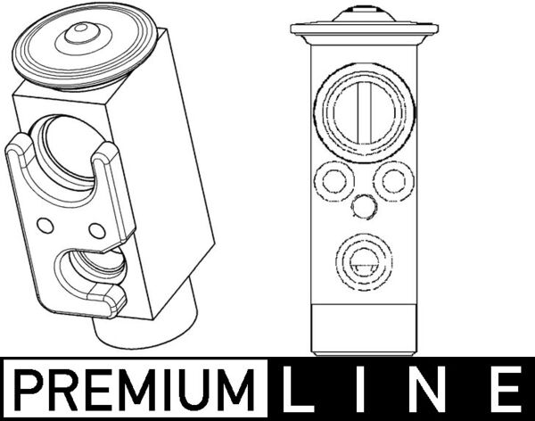 AVE72000P, Expanzní ventil, klimatizace, Expanzní ventil klimatizace, MAHLE, 1822560, 21396727, 7421396727, 213967270, 22-2247, 38531, 42142, 43130191, 673048, 840282N, 999328, DF1110, KTT140040, XV129002