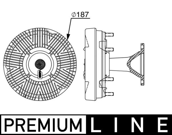 CFC248000P, Spojka, větrák chladiče, Chladič, MAHLE, G816200040011, 18113-2, 182333, 448011N, D5FE003TT, FEC033, FT040011