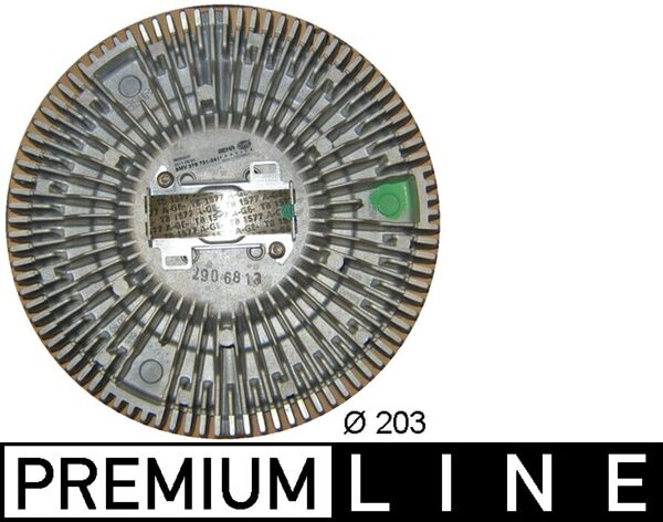 CFC35000P, Kupplung, Kühlerlüfter, MAHLE, 1319780, 1334259, 1331147, 1334257, 1349834, 1349835, 1426402, 1436105, 1436125, 051.027, 20008366, 298260N, 35695, 49032, 541451, 7043138, 86034, D5DA005TT, DFC051, V66-04-0001, 51027