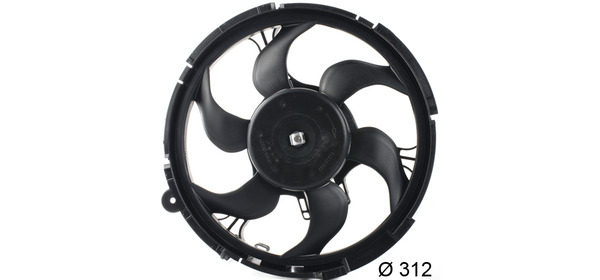 Fan, engine cooling - CFF147000P MAHLE - 0000046762525, 46723519, 46762525