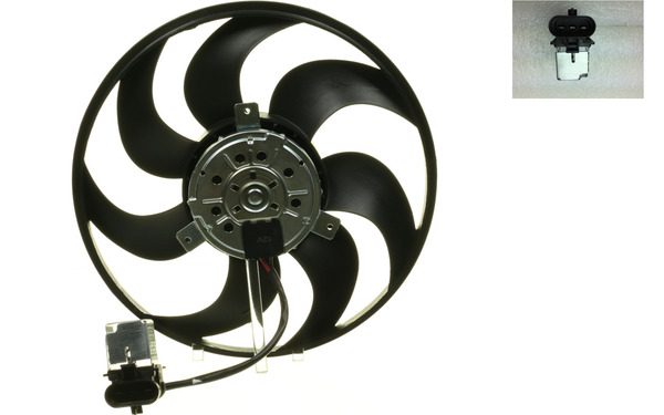 Fan, engine cooling - CFF296000S MAHLE - 09132916, 1341296, 09133061