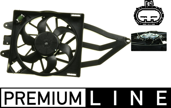 Fan, engine cooling - CFF315000P MAHLE - 0000051779917, 51779917 ...