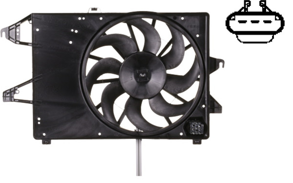 Fan, engine cooling - CFF325000S MAHLE - 1117754, 1S4H8C607BA ...