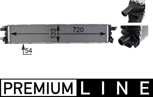 CIR13000P, Niedertemperaturkühler, Ladeluftkühler, MAHLE, 4G0145804, 4G0145804A, 4G0145804D, 50037, 60355, VP8TBH8005DD