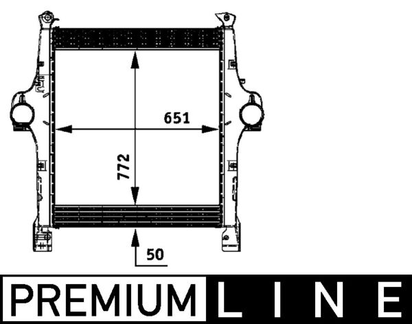 CI118000P, Ladeluftkühler, MAHLE, 0000041218267, 41218267, 500060986, 98340311, 0704.3035, 10905, 28004069, 30201, 404304, 407005N, 814M13, 818736, 97047, IV4069, IX159007, LKIV069, 7043035, 961121, LKIV401