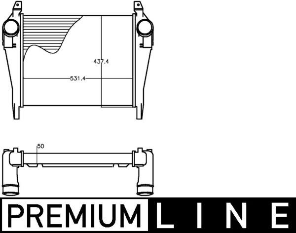 CI267000P, Ladeluftkühler, MAHLE, 0000504028467, 504028467, 500361633, 0704.3032, 30264, 404982, 407007N, 818777, 97064, IC4215, IV4101, IX159005, 7043032