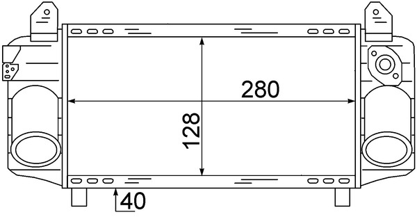 CI72000S, Ladeluftkühler, MAHLE, 8Z0145804, 8Z0145804C, 8Z0145805B, 8Z0145805C, 8Z0145805E, 8Z0145805F, 03004192, 0710.3029, 102999, 30248, 351319200753, 487002N, 702035, 801M18, 817872, 913098, 96793, AI4192, V15-60-5066, 801M18A