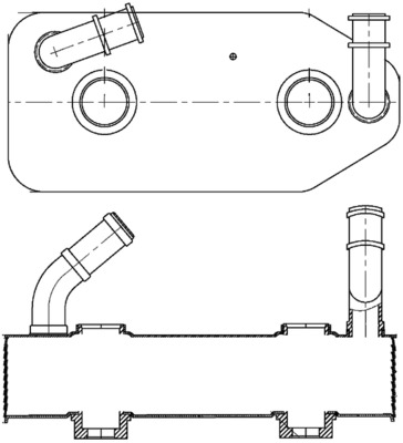 CLC178000S, Chladič oleje, automatická převodovka, Chladič oleje, MAHLE, 096409061D, 096409061G, 096409061H, 96409061H, 046009N, 1113501000, 114747, 30933151, 31186, 33151, 344385, 425M13, 58003110, 90667, AI3356, V15-60-6016, 33837