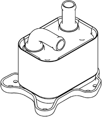 Oil Cooler, automatic transmission - CLC183000P MAHLE - 5650345, 89808 ...