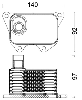 CLC185000S, Olejový chladič, motorový olej, Chladič oleje, MAHLE, 06J117021D, 06J117021E, L06J117021E, 06J117021J, 06J117021M, L06J117021M, 06J117021P, 6J117021E, 06J117021Q, 6J117021M, 03013704, 046016N, 07104012, 0718030, 100798, 11018079, 1113500600, 113787, 130048410, 30100798, 31173, 341013, 359001601760, 401M24A, 590009, 5962, 802012, 90659, D4A006TT, V15-60-6020