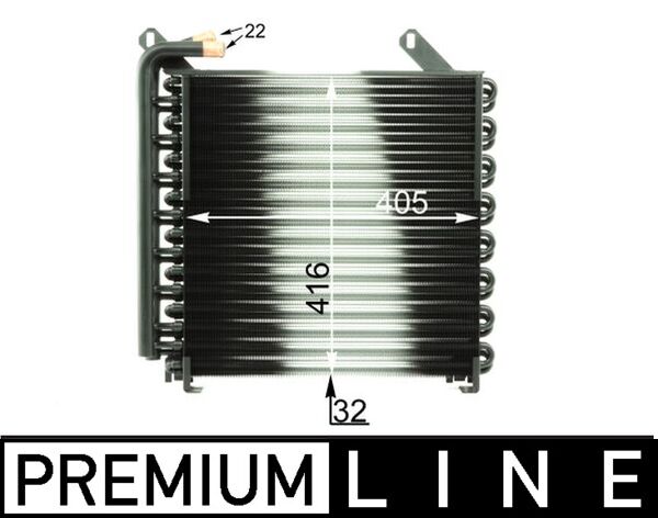 CLC35000P, Oil Cooler, engine oil, MAHLE, AL81176