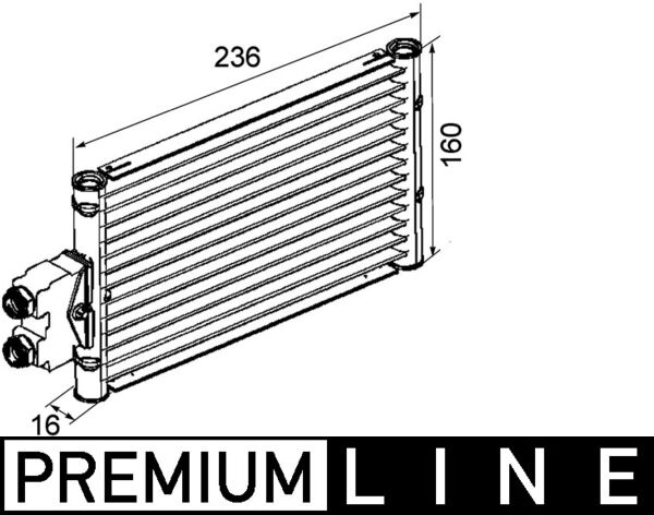 CLC74000P, Chladič oleje, automatická převodovka, Chladič oleje, MAHLE, 2115000200, 2115001600, 2115001700, A2115000200, A2115001600, A2115001700, 126008N, 30003535, MS3535