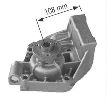 CP183000S, Water Pump, engine cooling, MAHLE, 0000099459759, 4823810, 99459759, 1425, 14981, 251425, 506474, 65839, P119, PA454, PA766, QCP2932, S168, VKPC82643, WP1837, 2514250, WP1741