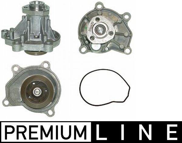 CP226000P, Water Pump, engine cooling, MAHLE, 03D121005, 03D121005X, 03D121013B, 3D121013B, 110032, 1132200002, 1828, 240855, 26830, 30926830, 350981867000, 506855, 65421, 854780, 980257, A207, P566, PA1233, QCP3602, VKPC81301, WP2474, WP6402, 351110008800, 352316171208, 81867
