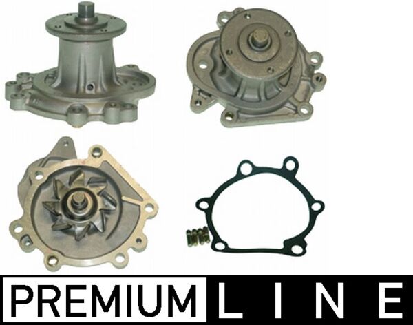 CP314000P, Water Pump, engine cooling, MAHLE, 16100-59135, 16100-59136, 16100-59137, 16100-59138, 16100-59139, 0060282, 240775, 30-132200006, 352316171058, 5070671/Q, 66909, 851120, 9200, ADT39119, J1512032, P705, PA800, QCP2981, T187, TOW002, VKPC91606, WP2098, WP2981, WP-T013, WT-086