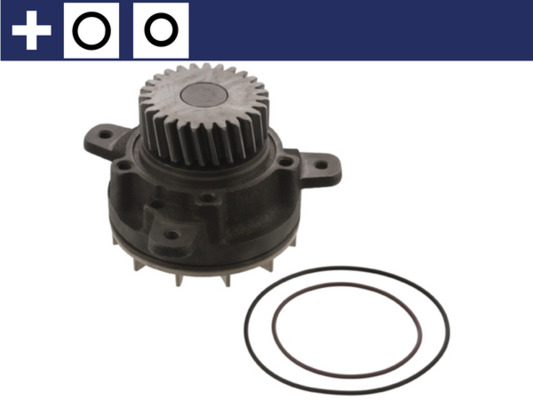 CP469000S, Water Pump, engine cooling, MAHLE, 20431135, 5001866278, 20431137, 7420734268, 20713787, 20734268, 204311350, 207342680, 8170305, 8170460, 8170833, 85000076, 85000452, 85000786, 8113274, 8113275, 81708331, 850000760, 850004520, 01300010, 03.19.020, 140.200-00A, 16-332200004, 22023, 2233, 352316171227, 50005344, 57726, 66536, 980985