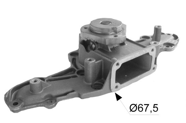 Water Pump, engine cooling - CP560000S MAHLE - 0055192899, 0060668486, 55192899