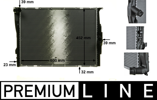 CR1090000P, Kühler, Motorkühlung, MAHLE, 17117564654, 0102.3125, 050045N, 06002292, 18368, 350213162700, 53473, 60786A, 701542, 703-0004, BM024R002, BW2292, DRM05110, V20-60-0007, 359000382820, 53474, 735166, BW2303, 359000392820, BWA2292