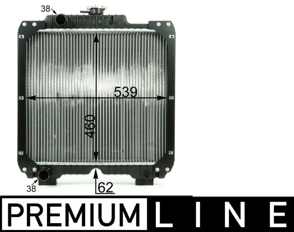 CR1926000P, Kühler, Motorkühlung, MAHLE, 5093940, 5099122, 5096063, 84172100, 5096595, 060M06, 440301N, D7AG132TT, NH2004, RD509034