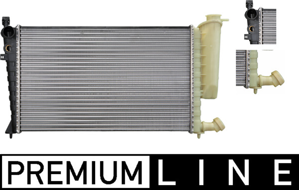 Radiator, engine cooling - CR2206000P MAHLE - 1301.K1, 1301.TH, 1301TH