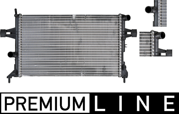 Radiator, engine cooling - CR227000P MAHLE - 09193265, 1300189 ...