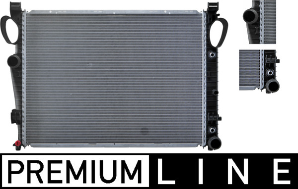CR302000P, Chladič, chlazení motoru, Chladič motoru, MAHLE, 2205000903, A2205000903, 0106.3097, 02.40.150, 122760N, 30002309, 55325, 56103, 62547A, 735234, DRM17094, KMS309, ME522R004, RA0170690, V30-60-1279, 58970, MS2309, MS3309, MSA2309