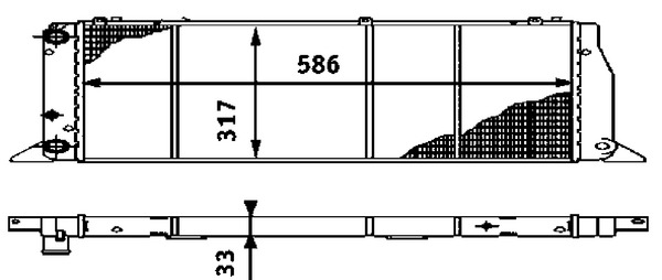 CR403000S, Chladič, chlazení motoru, Chladič motoru, MAHLE, 811121251E, 811121253A, 811121253B, 811121253E, 893121253A, 0110.1057, 03002018, 100044, 102002, 104274, 16089, 26006, 350213400000, 367400, 480009N, 60436, 702-0035, 730348, AI2018, DRM02010, KAI018, RA0010010, 0110.2019, 03002047, 350213401000, 480550N, 50516, 604361, 730349, AI2047