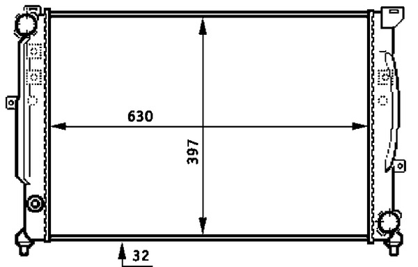 CR423000S, Kühler, Motorkühlung, MAHLE, 4B0121251F, 4B0121251K, 8D0121251D, 8D0121251N, 001M06, 0110.3117, 03002124, 0740049, 102053, 102054, 112326, 16637, 231756, 350213105803, 4785.009.0000, 480018N, 539504, 60496, 702-0010, AI2110, DRM02032, QER1898, V15-60-5061, 0110.3120, 03002110, 102055, 16653, 350213837003, 480950N, 539504A