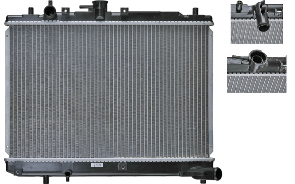 Radiator, engine cooling - CR534000S MAHLE - B3C7-15-200C, B3C715200D, B3C715200E