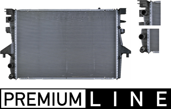 CR585000P, Chladič, chlazení motoru, Chladič motoru, MAHLE, 7H0121253F, 7H0121253K, 0110.3160, 030M52, 041007N, 53796, 58002230, 65282A, 733273, VN2230, VW2230, 53797, 735168, VWA2230