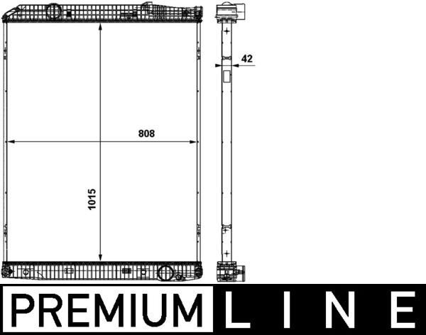 CR862000P, Radiator, engine cooling, MAHLE, 0025010101, 6295011601, 0025012201, 0025019301, 6295011201, A0025010101, A0025012201, A0025019301, A6295011201, A6295011601, 0206.3506, 131005N, 465308, 50194, 67169, 733530, ME2272, RX609004, 131005S, 50194X, 671690, ME2272N, 131005SXB, 58260, 131005X