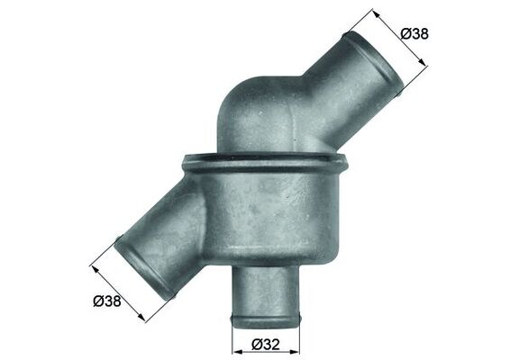 TH3480, Termostat, chladivo, Termostat, MAHLE, 0000008819129, 0000060732758, 04741778, 119000106402, 1.409.06.0002, 40912015F, 4790045602, 0060563488, 1892030075, 409.03.02, 4741778, 49010011A, 8819129, 49012011F, 49012015F, 60563488, 71711978, 8830331, 291-80, 434180, 6570.80, 820499, TH40980, TH6570.80