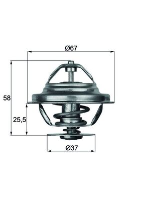TX2080D, Thermostat, coolant, MAHLE, 0022037575, 0269374, 0022038075, 269374, 276012, 6152001315, 6152001415, 6162000415, 6162000815, 6162001815, 6172000315, 6172000815, 6172001115, 6172001815, A0022037575, A0022038075, A6152001315, A6152001415, A6162000415, A6162000815, A6162001815, A6172000315, A6172000815, A6172001115, A6172001815, 10266, 1535.80/J, 247-174, 33976, 350190