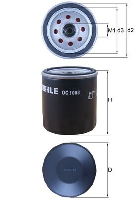 OC1063, Olejový filtr, Filtr olej., MAHLE, 1218846, 1751529, 1S7G6714DA, C2Z21964, LR025306, 1250507, 2178448, 9W7E6714AA, C2Z32125, LR096524, 1595247, 5015485, 9W7E6714BA, 5097737, 1S7E6714BA, 1S7G-6714-CA, AA6E6714AA, AU2J6731AA, 2468342, 9W7Z6731A, AA6E/6714/AA/, AA6E6714AB, BE8Z6731AB, EFL907, EFL910, 0451103309, 109139, 153071762448, 2278, 2363200