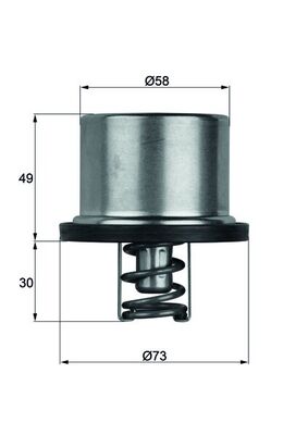 THD186, Thermostat, coolant, MAHLE, 0000504096443, 0052031975, 1359961, 1665694, 23533312, 3002964, 4W4842, 5010447161, 5010553100, GC468575AA, 16656944, 504096443, 614956, 504096443KIT, 8149186, 52896443, 8517857, 81491862, 99431512, 11849, 410608.86D, 459-88, 725020, D16200, TH51785G1, 4619.86, THCT16953.86, THCT19054.86, THCT1910085, 1665694-4