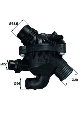 TM3097, Termostat, chladivo, Termostat, MAHLE, 11537550172, 7550172, 15297, 34784, 350549, 410087.97D0, 725004, 790-207, 350549A