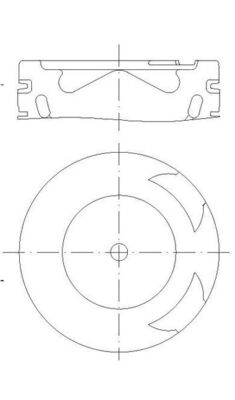 001PI00186001, Piston with rings and pin, MAHLE, Mercedes-Benz Truck & Bus Actros MP4/MP5 Antos Arocs Atego-3 Econic Integro(O550) Intouro Tourismo Unimog Setra Bus MultiClass ComfortClass OM933* OM934* OM935* OM936* Euro6 2011+, 9360303017, A9360303017, 110L148