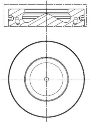 081PI00113000, Píst včetně kroužků a čepu, Píst komp., MAHLE, 11257810755, 11258580699, 7810755, 8580699, 41265600, 8743220010, 8770257, 8781740002, 081PI00113000