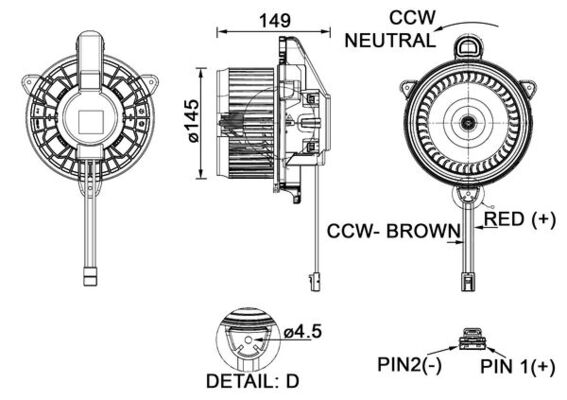AB277000P, Innenraumgebläse, MAHLE, 31497510, 8888773985, 228025N, 34569, 87559
