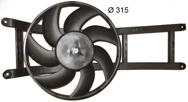 Fan, engine cooling - CFF384000S MAHLE - 0000046799410, 46799410, 51848272