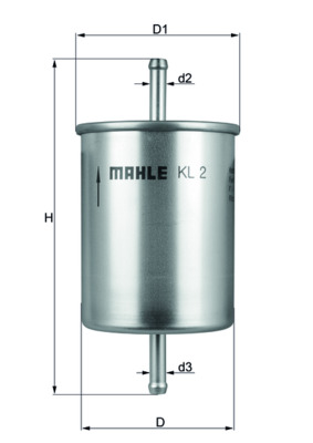 KL2, Palivový filtr, Filtr paliv., MAHLE, 021104653A, 1485678, 52255325, A11111710CA, BRO272, 1H0201511, 7212351, A11111711CA, 1H0201511A, 95VW9155BA, 1HO201511, 251201511A, 95VW9155CA, 251201511H, EFG317, 558261275, SE021104653A, 032FP, 0986450239, 100336, 10.23.14/130, 153071762427, 21598, 3141332107, 3150000, 32921598, 33161, 4024, 587004, 6689